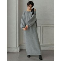 MEISM/ミズム MEISM [2024－25 WINTER COLLECTION][MEISM by Re:EDIT][低身長サイズ有]ショルダーリボンニットワンピース/507720572