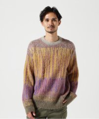 GARDEN/YOKE/ヨーク/KID MOHAIR WOOL BRUSHED TREE JAQUARD SWEATER/507721924