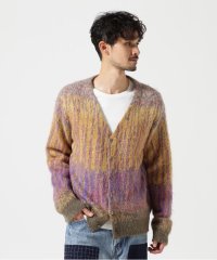 GARDEN/YOKE/ヨーク/KID MOHAIR WOOL BRUSHED TREE JAQUARD CARDIGAN/507721925