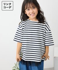 ROPE' PICNIC　KIDS/【KIDS】ハーフスリーブボーダーTシャツ/リンクコーデ/507721977