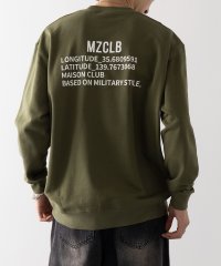 MAISON CLUB/メゾンクラブ MAISON CLUB Military Back Print Sweater/ ミリタリーバックプリントスウェット MZCLB/507722598