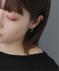Lilas/スクリュー角パイプフープピアス K10（両耳）/507722734