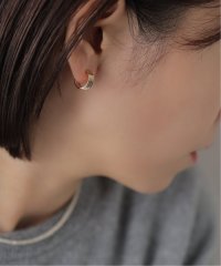 Lilas/《予約》ダブルV線フープピアス K10（両耳）/507722735