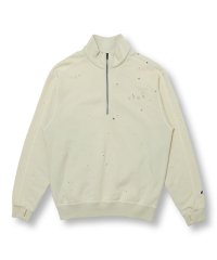 FUSE/【bal/バル】RUSSELL DISTRESSED ATHLETIC HEAVY COTTON HALF ZIP/507723390
