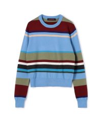 CABaN /コットンカシミヤ マルチボーダークルーネックプルオーバー/507723720