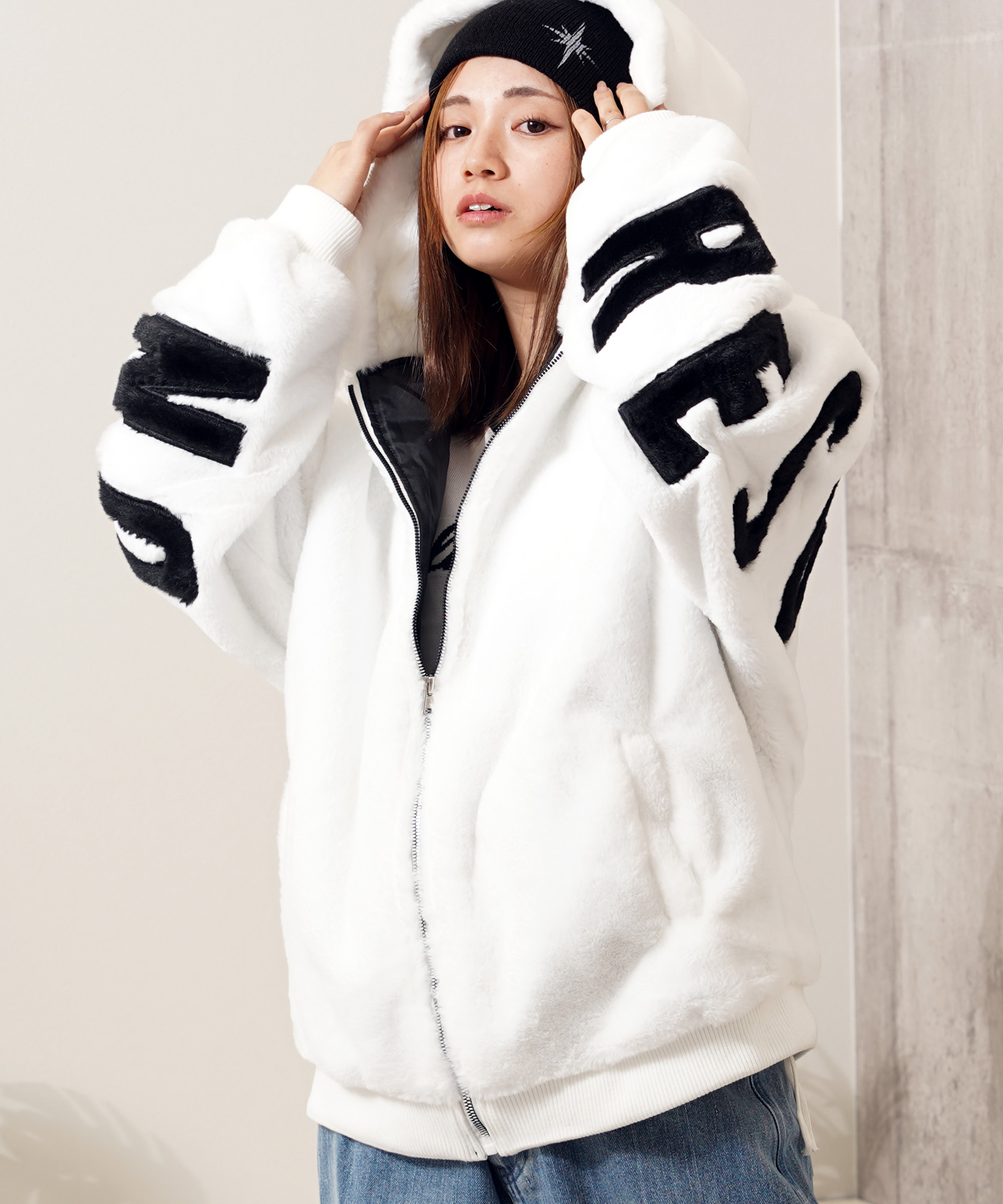 ワンフォークロージング 1111clothing ミンクタッチ ファー ワンフォークロージング 1111clothing ミンクタッチ ファー