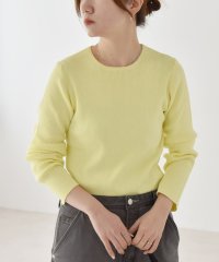 quaranciel/quaranciel:〈手洗い可能〉コットン リブ クルーネック ニット/505852193