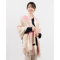 Cashmee/カシュミー Cashmee タータンチェックウェーブ カシミヤ 大判ストール カシミア100％/507091449