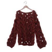 NOUNLESS/ナウンレス NOUNLESS OVER MESH KNIT/507645354