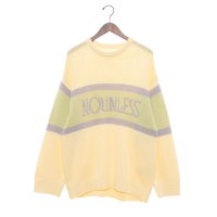 NOUNLESS/ナウンレス NOUNLESS NOUNLESS CLASSIC LOGO KNIT/507712695