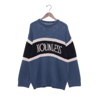 NOUNLESS/ナウンレス NOUNLESS NOUNLESS CLASSIC LOGO KNIT/507712695