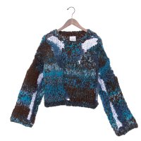 NOUNLESS/ナウンレス NOUNLESS MIX YARN INTARSIA KNIT/507712697