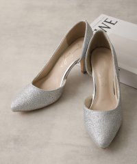 DEMETER/デメテル DEMETER 8.0cm ピンヒール グリッター サイドオープン パンプス/507725667