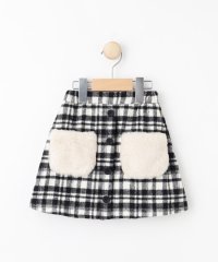 SHOO・LA・RUE(Kids) /【110－140cm】ファーポケットチェック台形スカート/507725755