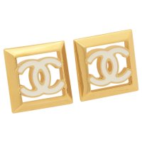 CHANEL/シャネル CHANEL ピアス ココマーク CCマーク ゴールド ホワイト レディース CHANEL ABD872 B17093 NZ317/507725788