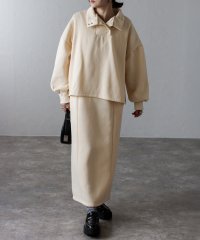 Bonjour Sagan/ボンジュールサガン BONJOUR SAGAN アンチピリング加工裏起毛ハイネックプルオーバーセットワンピース/507726106