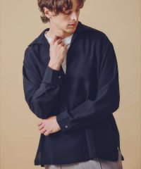 5351POURLESHOMMES/【25S/S】スキッパー プルオーバー 長袖シャツ/507726170