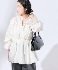 journal standard  L'essage /シルキータイプライターペプラムブラウス/507726198