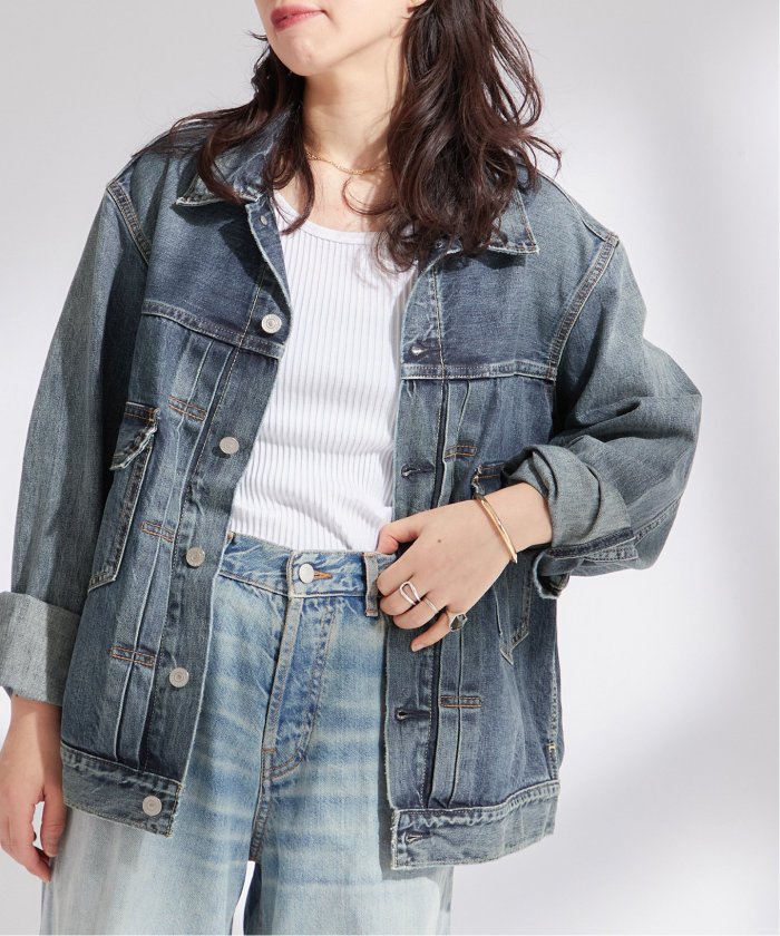 LEVI'S/リーバイス】TYPE 2 TRUCKER GLO OMY DAY SELV:デニム LEVI'S/リーバイス】TYPE 2 TRUCKER GLO OMY DAY SELV:デニム