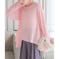 KOBE LETTUCE/コウベレタス KOBE LETTUCE [ M/L/XLサイズ ] スラブシアーT【長袖フレア】 [C7325]/507596315