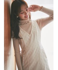 tocco closet/トッコクローゼット tocco closet ポケットパール付きキルティングジャンパースカート/507726091