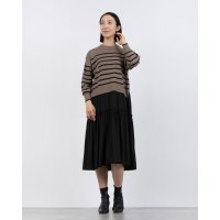 A.N.L/エー・エヌ・エル A.N.L ボーダーニットドッキングワンピース/507726460