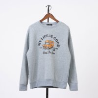 STYLEBLOCK/スタイルブロック STYLEBLOCK 裏起毛プリントクルーネックトレーナー/507726594