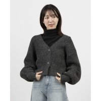 STYLEBLOCK/スタイルブロック STYLEBLOCK 肩畦編みショート丈ニットカーディガン/507726604