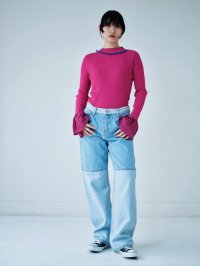HCAE/エイチシーエーイー HCAE FLARE SLEEVE KNIT TOP/507726821