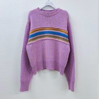 HCAE/エイチシーエーイー HCAE MIXED COLOR STRIPED KNIT TOP/507726825
