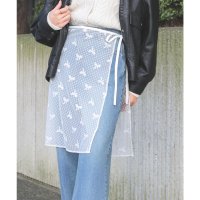 Honeys/ハニーズ Honeys ラップスカート 巻きスカート レース ハート柄 リボン柄 花柄 透け感 ガーリー フェミニン レイヤード オールシーズン 白 レディース/507726863