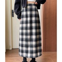 miniministore/ミニミニストア miniministore チェック柄タイトスカート バックスリット/507727157