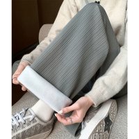 miniministore/ミニミニストア miniministore 裏起毛ストレートパンツ暖かい レディース/507727162