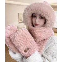 miniministore/ミニミニストア miniministore ニット帽子 マフラー手袋一体型ファー帽子/507727165
