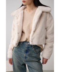 AZUL by moussy/ファーショートコート/507727724