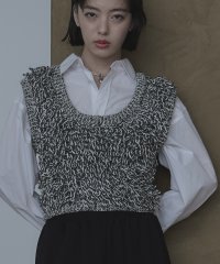 miette/バックベルトループニットベスト/507727801