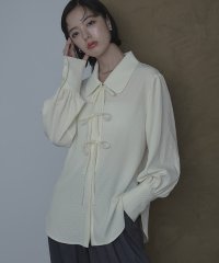 miette/ビッグカラーフロントリボンブラウス/507727807