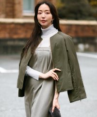 NIJYUSANKU（LARGE SIZE）/【23区×Oggiコラボ /撥水加工】中綿 パディングタフタ ジャケット/507728648