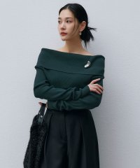 ICB（LARGE SIZE）/【洗える】VIS/PEスムース オフショルダーニット/507728656