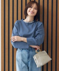 JIYU-KU（SMALL SIZE）/【カタログ掲載・洗える】パールディティールプルオーバー ニット/507728665