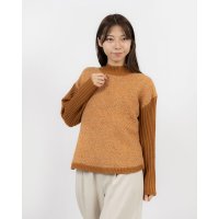 BRODIAEA/ブローディア BRODIAEA 鹿の子編みリブ切替ニット/507729036