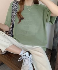 Girly Doll/ガーリードール Girly Doll 立体ロゴTシャツ【韓国ファッション】/507729063