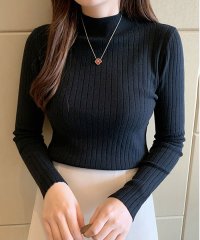 VIVIDLADY/ビビッドレディ VIVIDLADY ボトルネックニット レディース 秋 冬 ニット 韓国ファッション レディース 長袖 ニット 秋ニット ボトルネックニット レ/507729065