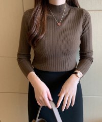 VIVIDLADY/ビビッドレディ VIVIDLADY ボトルネックニット レディース 秋 冬 ニット 韓国ファッション レディース 長袖 ニット 秋ニット ボトルネックニット レ/507729065