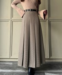 JUNOAH/ジュノア JUNOAH 千鳥チェックロングプリーツスカート/507729139