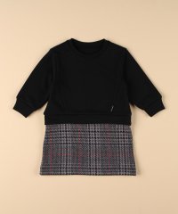COMME CA ISM KIDS/グレンチェック柄 ジャカードワンピース(ベビーサイズ)/507604445