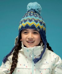 phenix/フェニックス phenix Mix Border Junior Earflap Beanie ミックスボーダージュニアイヤーフラップビーニー/キッズ/子供用 ニ/507729091