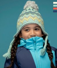 phenix/フェニックス phenix Mix Border Junior Earflap Beanie ミックスボーダージュニアイヤーフラップビーニー/キッズ/子供用 ニ/507729091