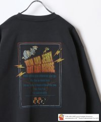 TOM＆JERRY/トムトジェリー TOM and JERRY ヴィンテージライク ピグメント風 フロント/バックプリント 裏起毛 オーバーサイズ スウェット レディース メンズ /507729433