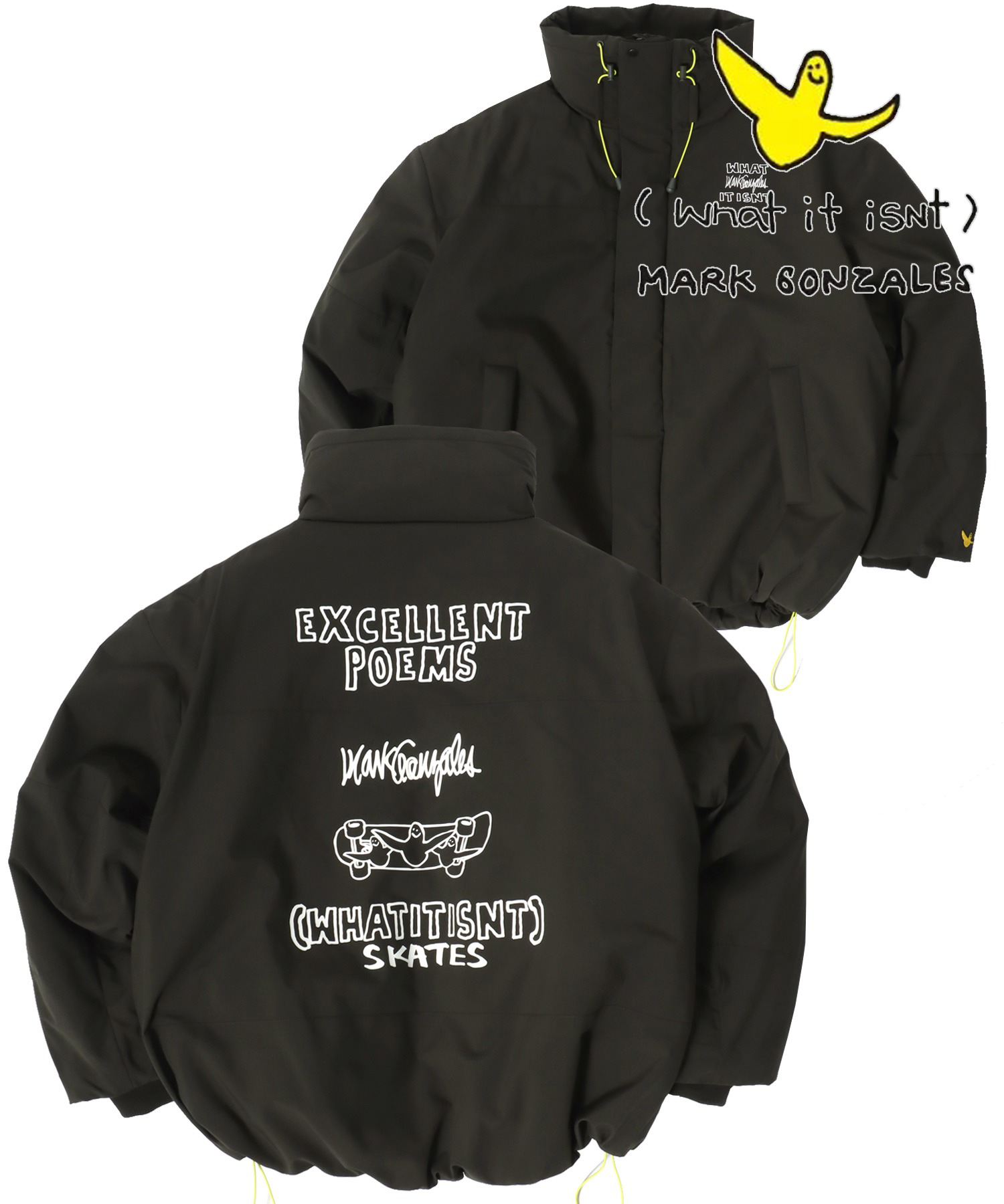マークゴンザレス Mark Gonzales PUFFER JACKET/オーバーサイズ マークゴンザレス Mark Gonzales PUFFER JACKET/オーバーサイズ